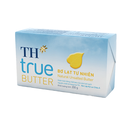 Natural Unsalted Butter TH true BUTTER 200 g
