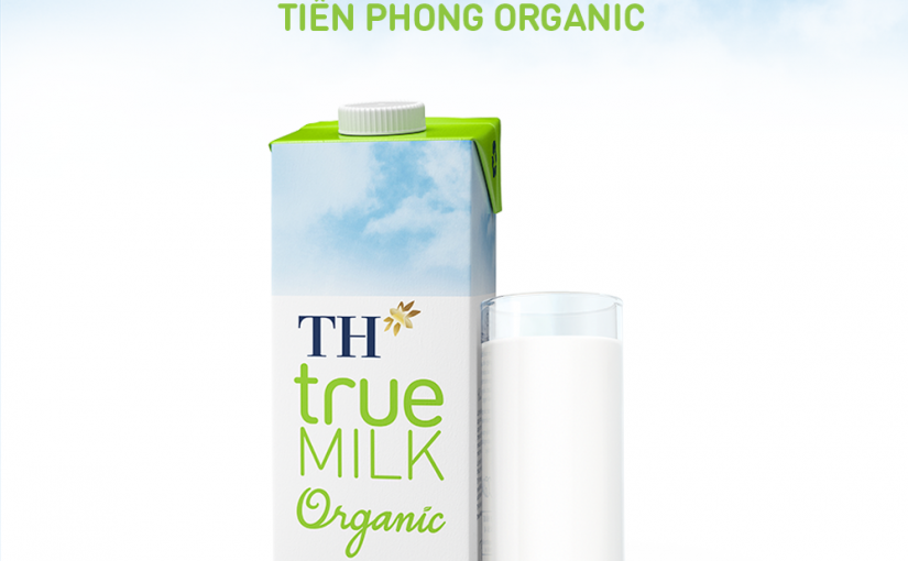 Thông báo ra mắt sản phẩm mới – Sữa Tươi Tiệt Trùng Hữu Cơ TH true MILK Organic Nguyên chất 1 lít