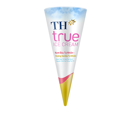 TH true ICE CREAM Natural Strawberry – Natural Vanilla Flavour Ice Cream