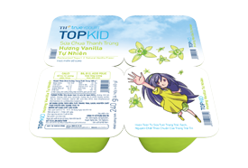 Sữa Chua Thanh Trùng Hương Vanilla Tự Nhiên TH true YOGURT TOPKID 60 g