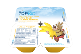 Sữa Chua Thanh Trùng Hương Chuối – Lúa Mạch Tự Nhiên TH true YOGURT TOPKID 60 g