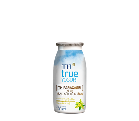 Sữa Chua Uống Men Sống TH true YOGURT Hương Vanilla Tự Nhiên