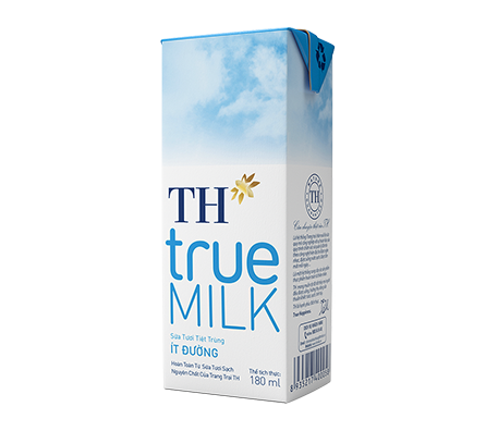 TH true MILK UHT Less Sugar Fresh Milk (180ml)