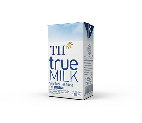 Sữa Tươi Tiệt Trùng Có Đường TH true MILK 110 ml