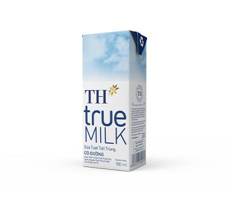 Sữa Tươi Tiệt Trùng Có Đường TH true MILK 180 ml