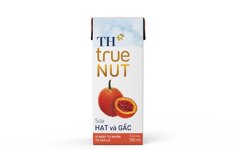 Sữa Hạt và Gấc TH true NUT 180 ml