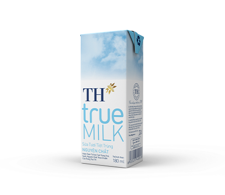 Sữa Tươi Tiệt Trùng Nguyên Chất TH true MILK 180 ml