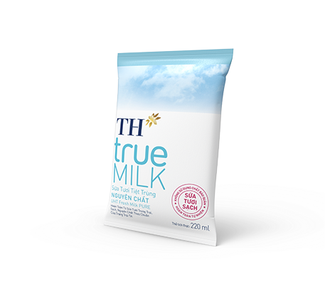 Sữa Tươi Sạch Nguyên Chất Trong Bịch Giấy 220 ml