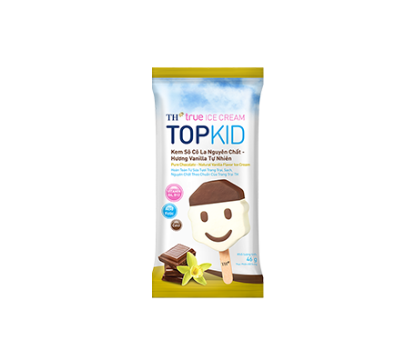 Kem Que TH true ICE CREAM TOPKID Sô Cô La Nguyên Chất – Hương Vanilla Tự Nhiên