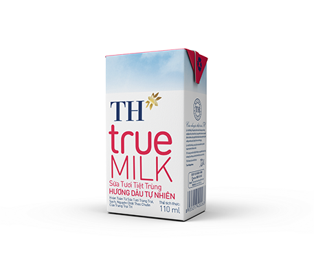 Sữa Tươi Tiệt Trùng TH true MILK Hương Dâu Tự Nhiên 110 ml