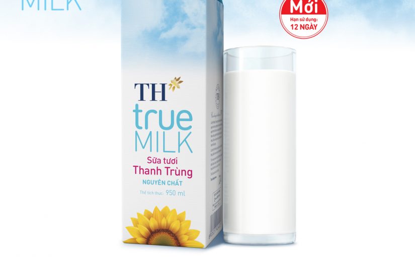 Ra mắt sản phẩm mới – Sữa Tươi Thanh trùng TH true MILK – Hạn sử dụng 12 ngày