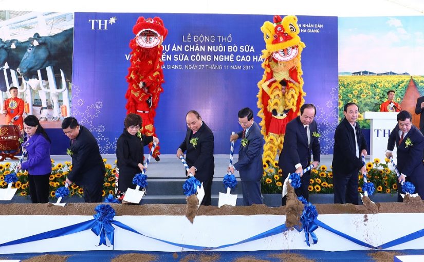 TẬP ĐOÀN TH ĐẦU TƯ 2.500 TỶ ĐỒNG CHĂN NUÔI BÒ SỮA CÔNG NGHỆ CAO TẠI HÀ GIANG