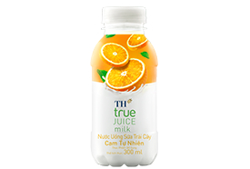 NƯỚC UỐNG SỮA TRÁI CÂY CAM TỰ NHIÊN – TH TRUE JUICE MILK