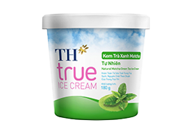 Kem Hộp TH true ICE CREAM Trà Xanh Matcha Tự Nhiên 180 g