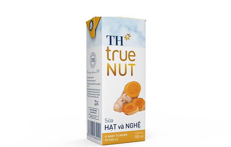 Sữa Hạt và Nghệ TH true NUT 180 ml
