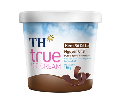 Kem Hộp TH true ICE CREAM Sô Cô La Nguyên Chất 180 g