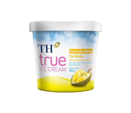Kem Hộp TH true ICE CREAM Sầu Riêng Tự Nhiên 180 g