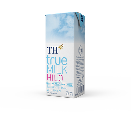 Sữa Tươi Tiệt Trùng Vị Tự Nhiên TH true MILK HILO 180 ml