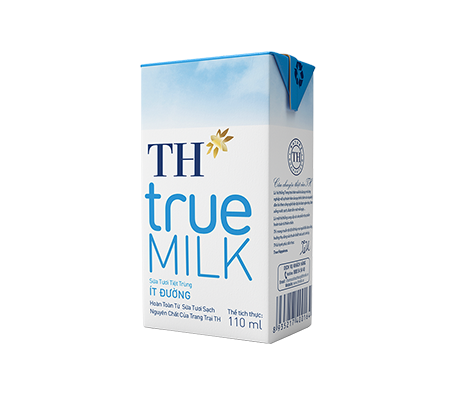 TH true MILK UHT Less Sugar Fresh Milk (110ml)