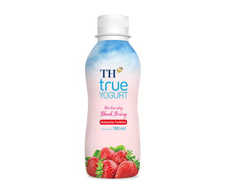 Pasteurized Drinking Yogurt – Strawberry – TH true YOGURT