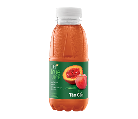 NATURAL JUICE -GAC FRUIT APPLE (97.98% APPLE JUICE, 2% GAC PUREE) –  TH TRUE JUICE