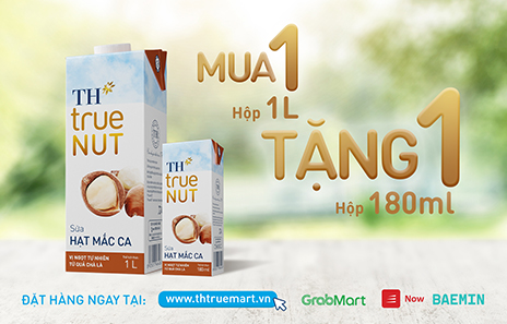 Sữa hạt TH true NUT – Ưu đãi mùa hè, mua 1 tặng 1