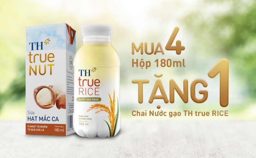 SỮA HẠT TH TRUE NUT – QUÀ TẶNG CUỐI NĂM, MUA 4 TẶNG 1