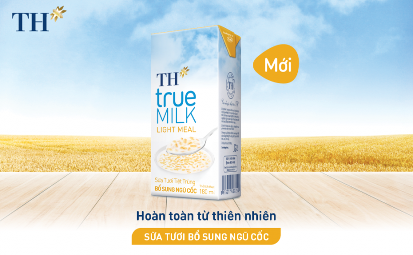 TH true MILK LIGHT MEAL – SỮA TƯƠI BỔ SUNG NGŨ CỐC DẠNG HẠT ĐẦU TIÊN VÀ DUY NHẤT TẠI VIỆT NAM HIỆN NAY