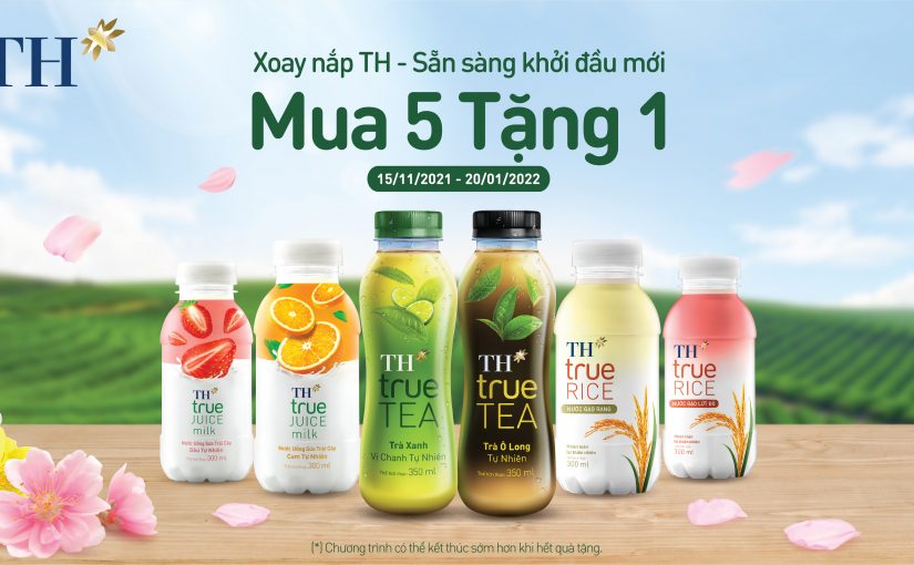 MUA 5 TẶNG 1 – MÓN QUÀ SỨC KHỎE CHÀO NĂM MỚI TỪ BỘ SẢN PHẨM ĐỒ UỐNG TH