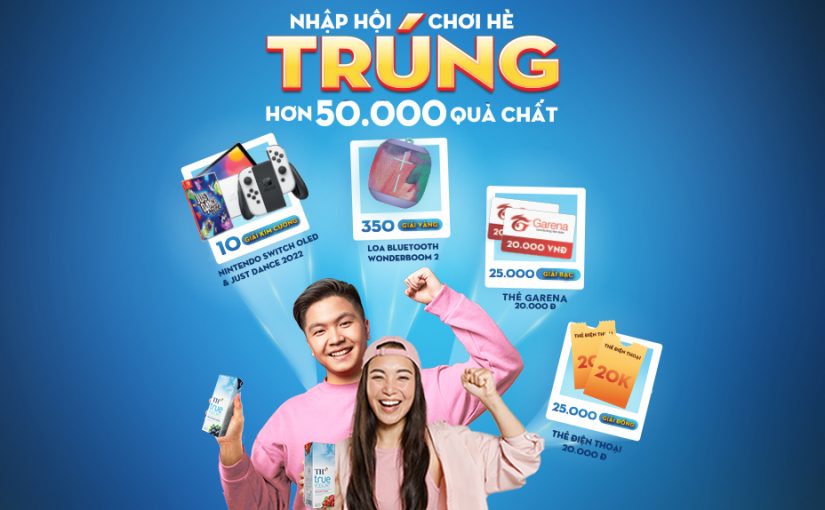 TH true YOGURT – NHẬP HỘI CHƠI HÈ, TRÚNG HƠN 50.000 QUÀ CHẤT