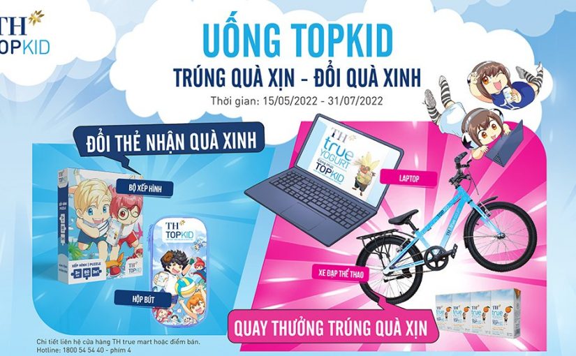UỐNG TOPKID | TRÚNG QUÀ XỊN – ĐỔI QUÀ XINH