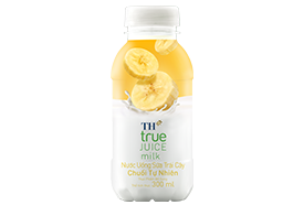 Nước Uống Sữa Trái Cây Chuối Tự Nhiên TH true JUICE milk
