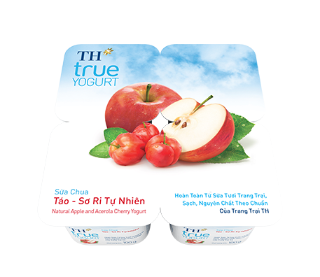 SỮA CHUA ĂN TÁO – SƠ RI TỰ NHIÊN TH true YOGURT