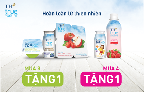 CHƯƠNG TRÌNH KHUYẾN MÃI – SỮA CHUA TH true YOGURT