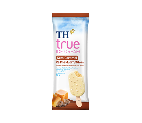 Kem Que Caramel Cà Phê Muối Tự Nhiên TH true ICE CREAM 52 g