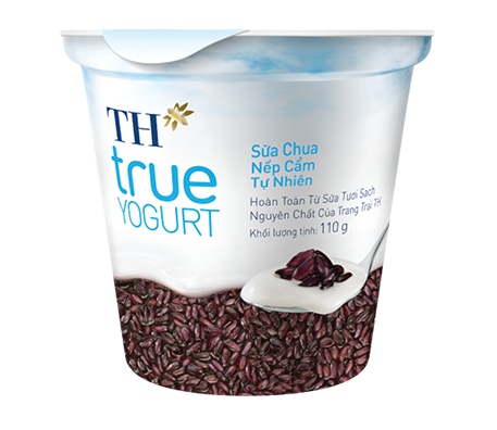 Natural Black Sticky Rice Yogurt TH true YOGURT