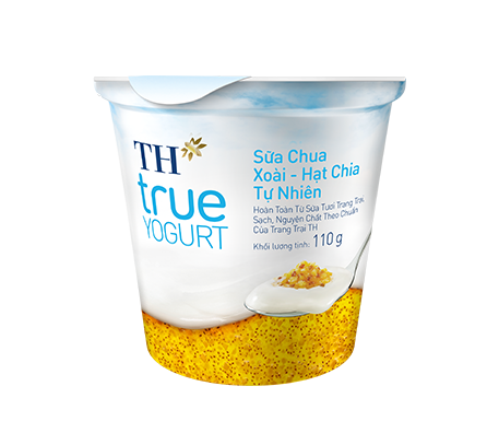 Sữa Chua Xoài – Hạt Chia Tự Nhiên TH true YOGURT