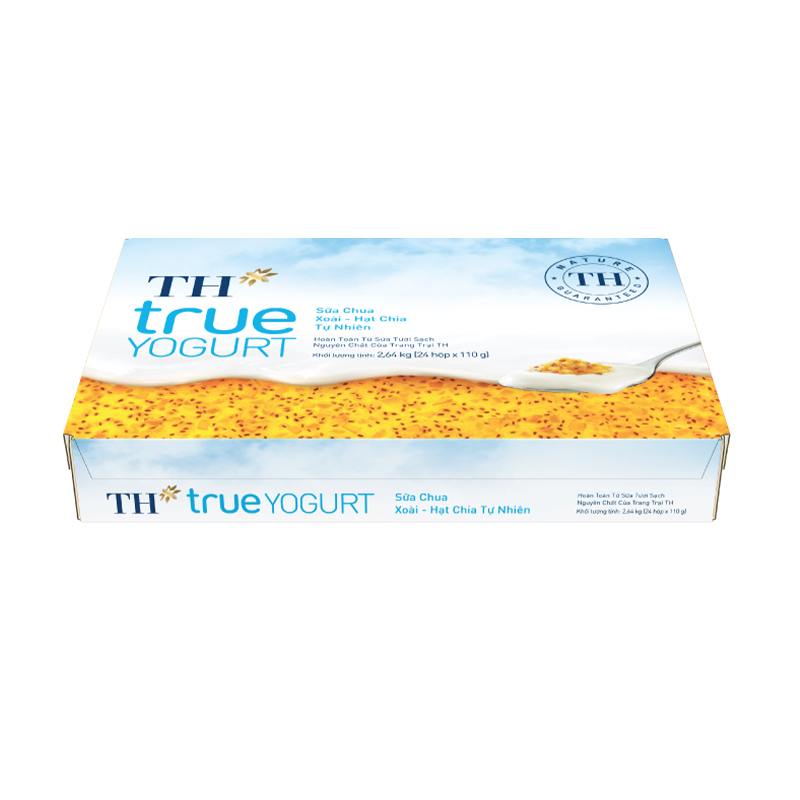 thung-sua-chua-xoai-hat-chia-tu-nhien-th-true-yogurt-110g