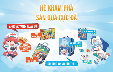 HÈ KHÁM PHÁ, SĂN QUÀ CỰC ĐÃ