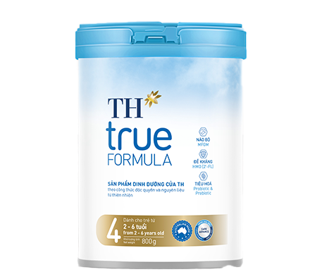 Sản Phẩm Dinh Dưỡng Công Thức Cho Trẻ Từ 2 Đến 6 Tuổi TH true Formula 4