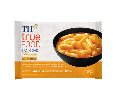 Bánh gạo Mozzarella xốt phô mai TH true FOOD 300 g