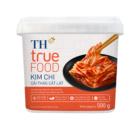 Kim chi cải thảo cắt lát TH true FOOD 500 g