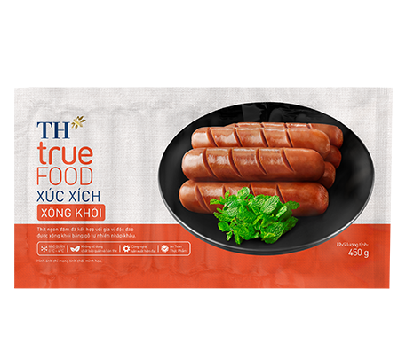 Xúc xích xông khói TH true FOOD 450 g
