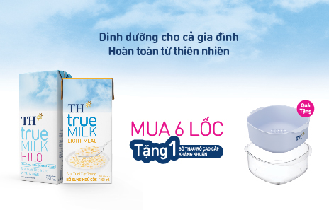 CHƯƠNG TRÌNH KHUYẾN MẠI SỮA TƯƠI TIỆT TRÙNG TH true MILK HILO và SỮA TƯƠI TIỆT TRÙNG TH true MILK LIGHT MEAL