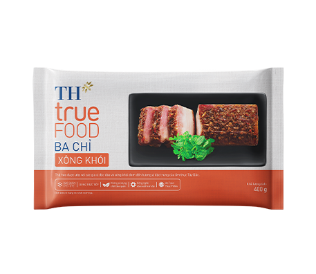 Ba chỉ xông khói TH true FOOD 400 g