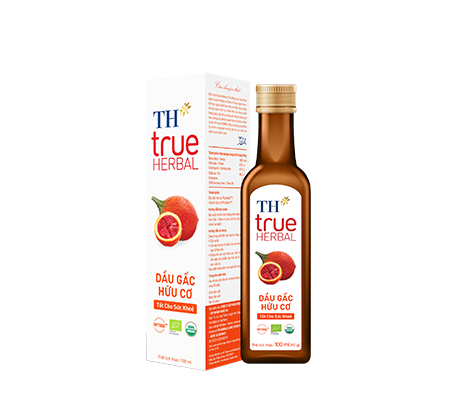 Dầu Gấc Hữu Cơ TH true HERBAL 100 ml