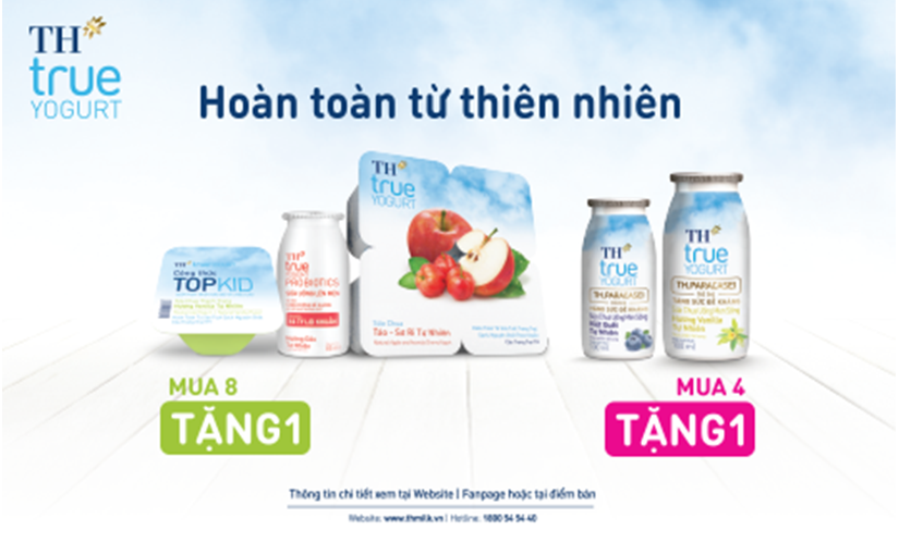 CHƯƠNG TRÌNH KHUYẾN MÃI HÈ SỮA CHUA TH true YOGURT