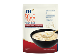 Cháo Tươi Nhung Hươu Nấm Hương TH true FOOD 240 g