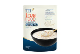 Cháo Tươi Sườn Tổ Yến TH true FOOD 240 g